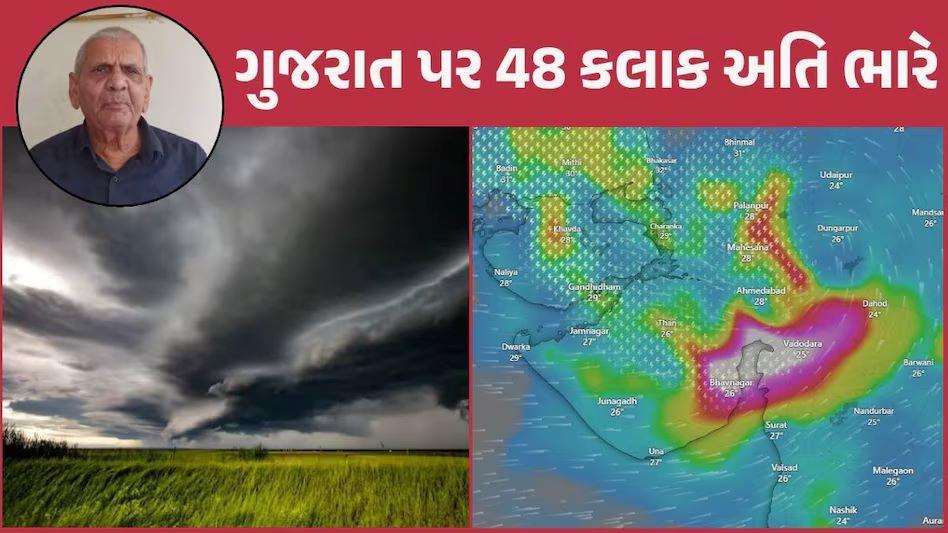 કડાકા-ભડાકા સાથે 8 ઈંચ વરસાદ થશે, અંબાલાલ પટેલની નવી આગાહીએ ધબકારા વધાર્યા