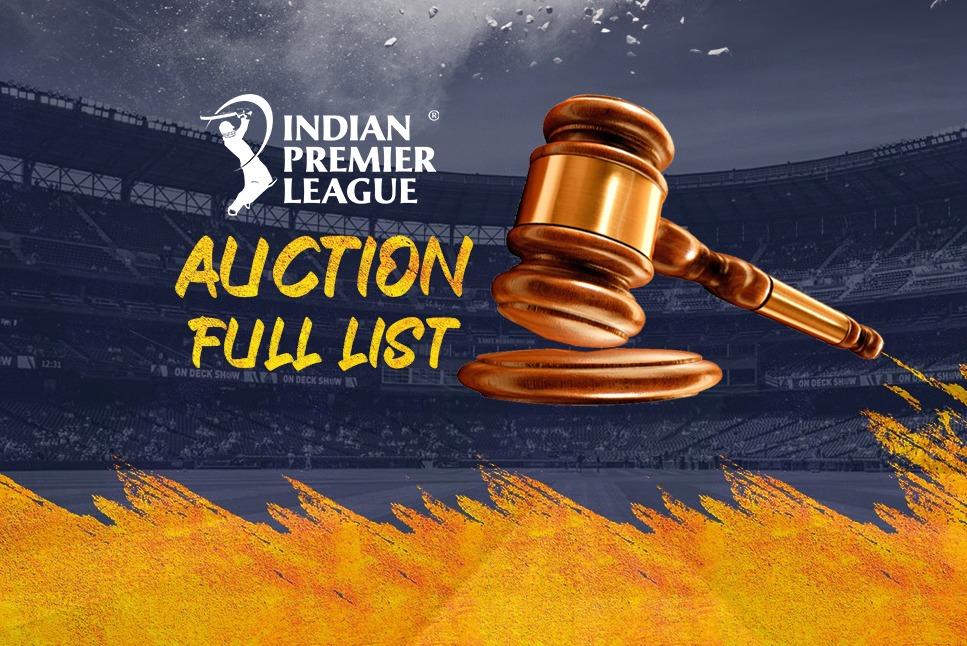 IPL ઓક્શનની ફાઈનલ યાદી:590 ખેલાડીઓ સામે બોલી લાગશે, જેમાંથી 370 ઈન્ડિયન અને 220 વિદેશી; હરાજી 12-13 ફેબ્રુઆરીએ થશે